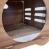 Casa Gatos Cama Cucha Cueva Madera MDF Corrugado Rascador Variante Color Madera