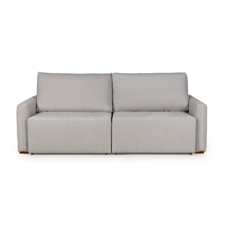 Sofá Cama Noronha - Tela Microfibra TC1009 (Plata)