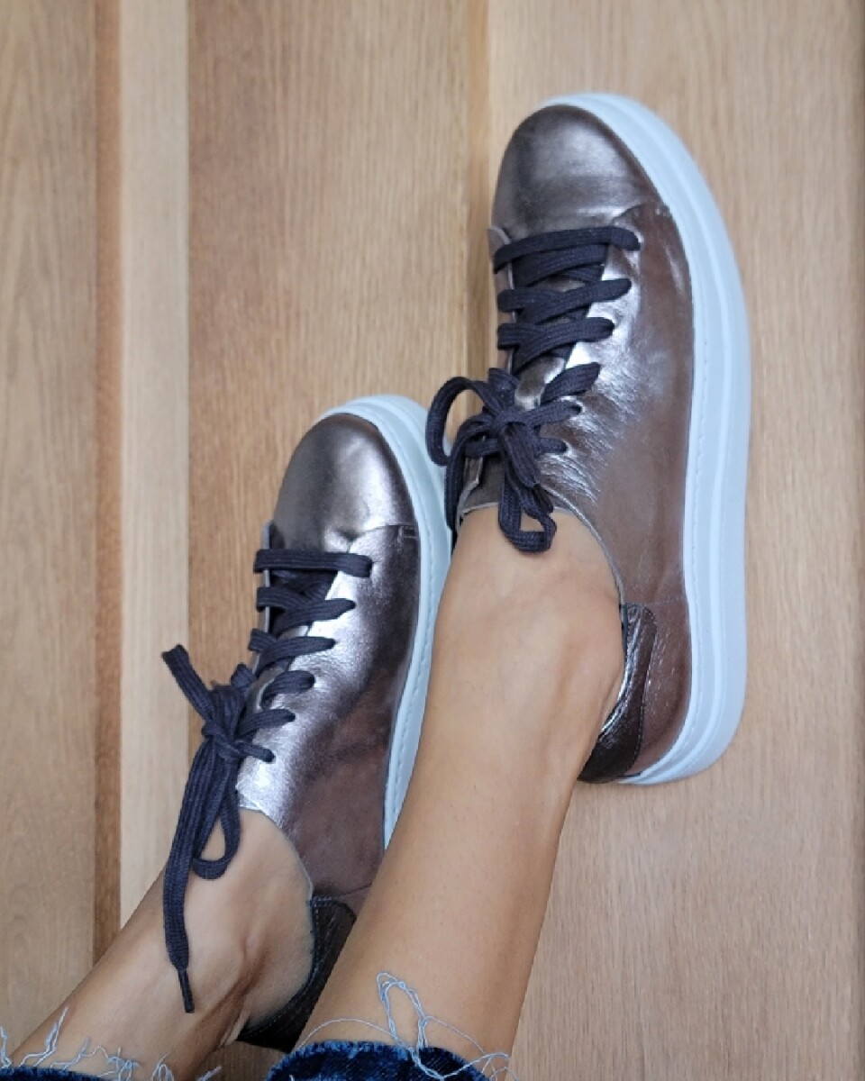 Zapatilla Aline - High Peltre 