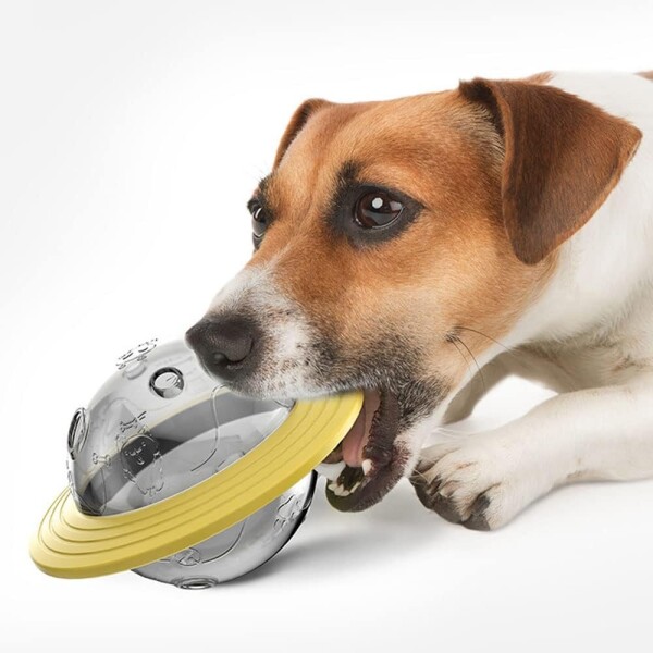 Juguete Interactivo Aro Dispensador Alimento Saturno Mascota Juguete Interactivo Aro Dispensador Alimento Saturno Mascota