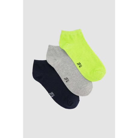 Pack x3 medias ciclista lisas Variante 4