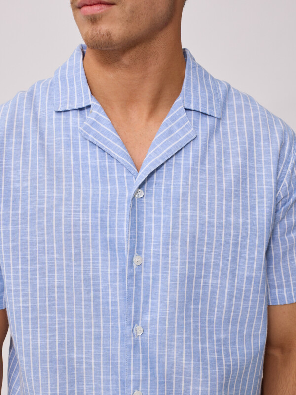 CAMISA ERIAN RUSTY Celeste