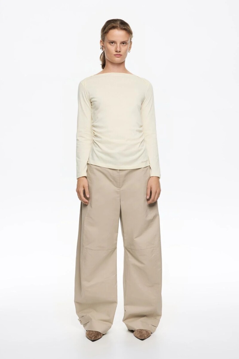 PANTALÓN BARREL Piedra