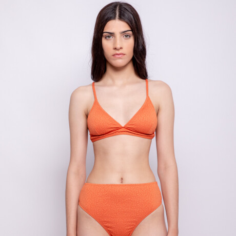 BOTTOM TIRO ALTO LEOPARD Coral Oscuro