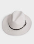 Sombreros Boho Sombrero Fedora - Blanco Crudo