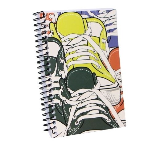 LIBRETA AUGURI ESPIRAL 96 HOJAS TAMAÑO 10 CM X 15 CM TAPA CHAMPIONES