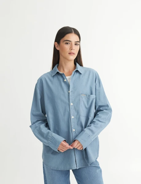 Camisa Meg Light Blue