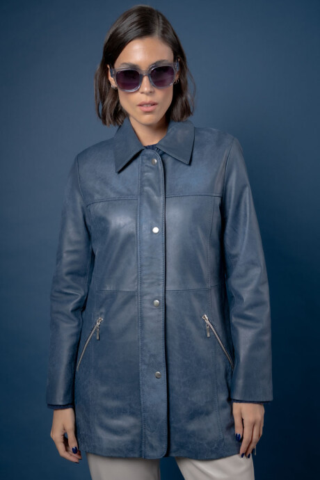 Campera Alina Azul gastado