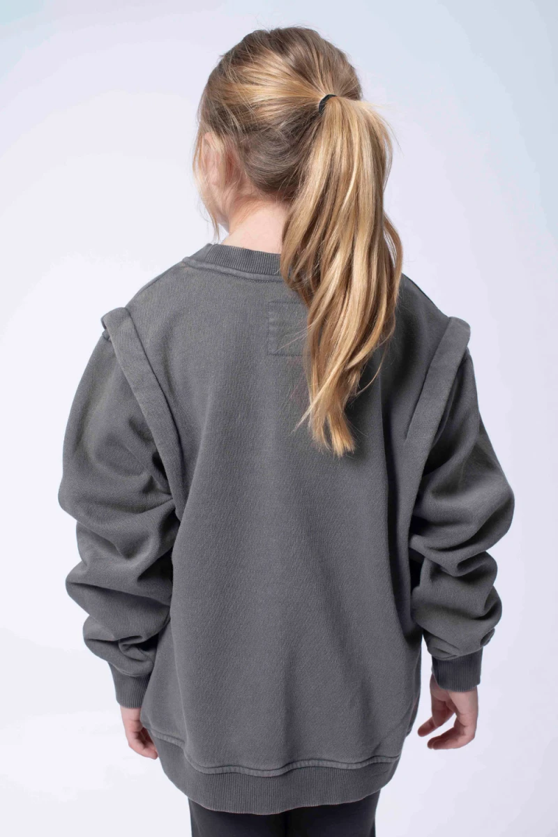 Buzo deportivo estampa Gris