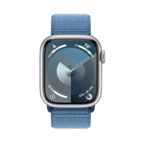 Apple Watch Series 9 41mm Silver aluminium Blue Sport Loop Apple Watch Series 9 41mm Silver aluminium Blue Sport Loop