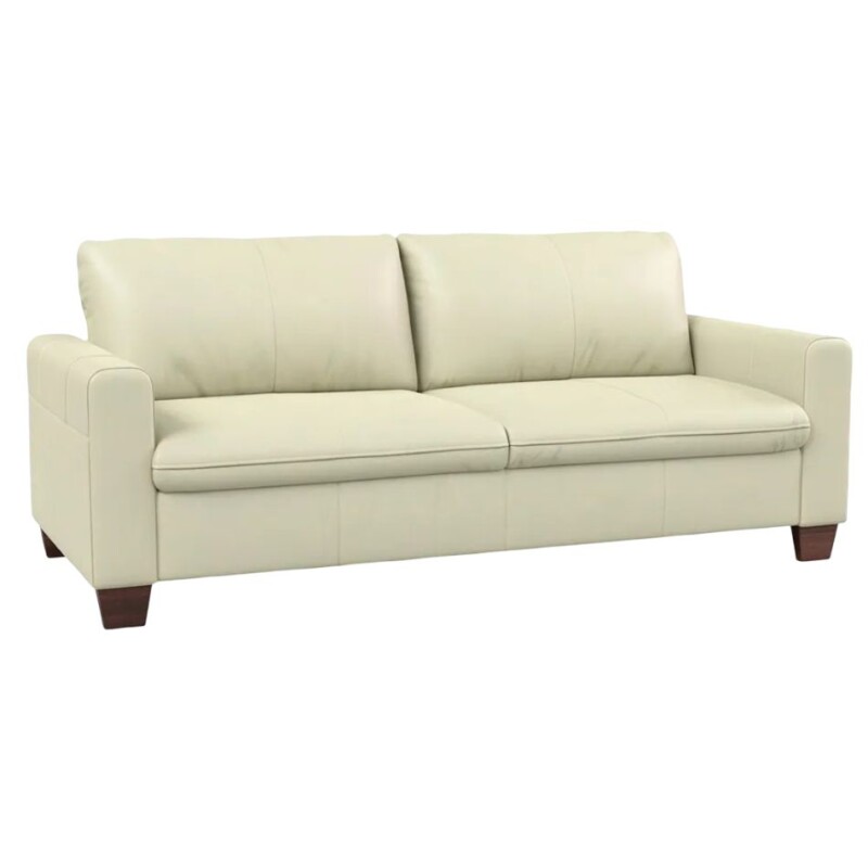SOFA 100% CUERO - 3 CUERPOS - MODELO BLANC - COLOR PERLA SOFA 100% CUERO - 3 CUERPOS - MODELO BLANC - COLOR PERLA