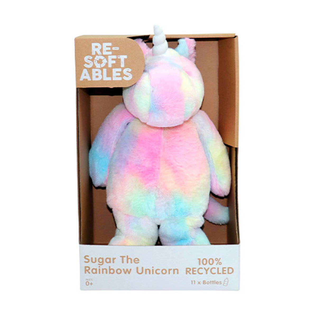 Peluche de Material 100% Reciclado 35 cm - ROSA 