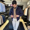 Campera Tejida Azul Marino