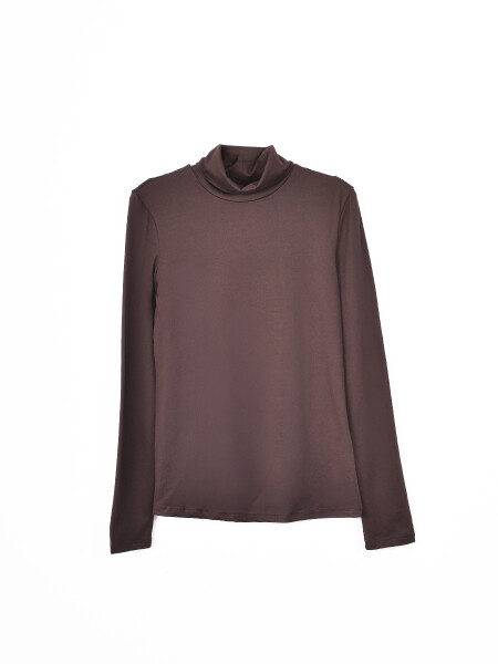 POLERA DHAKA MARRON