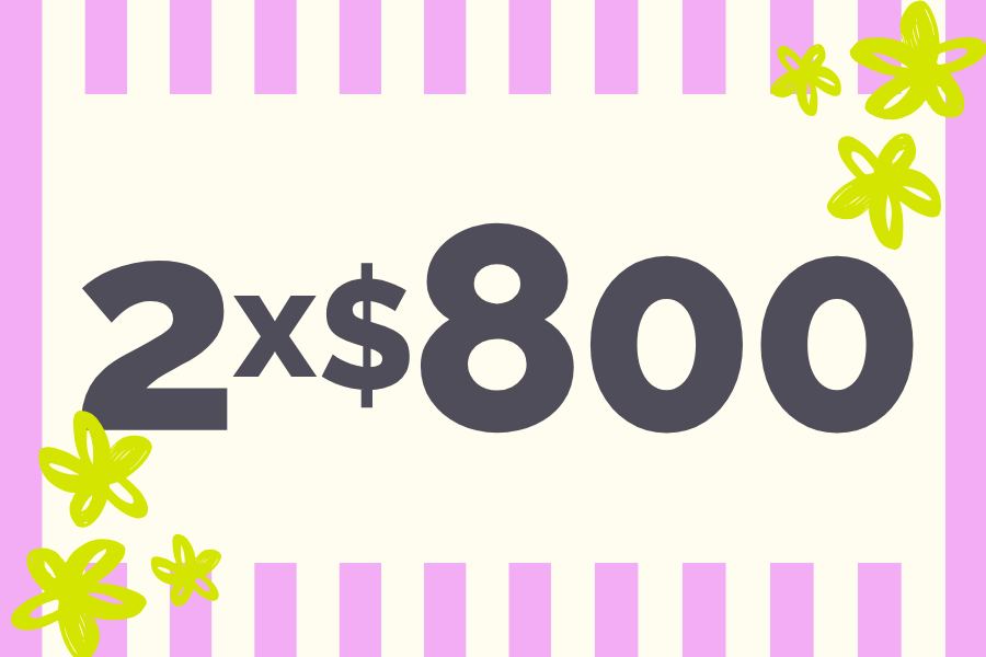 Promo 2x800