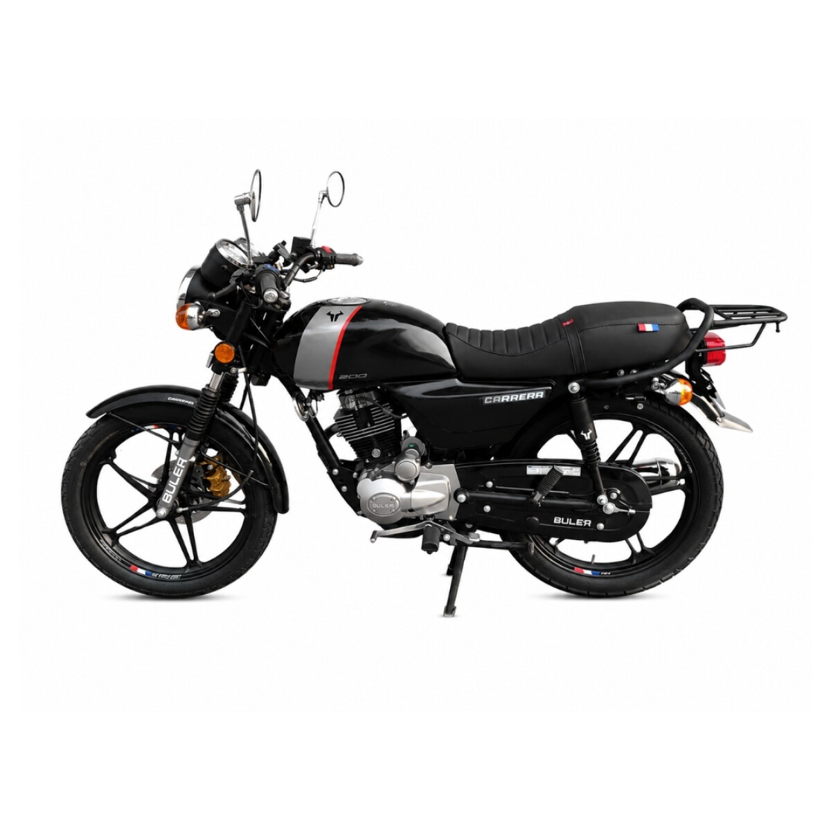 Moto Buler Carrera 200cc Aleación - Negro 