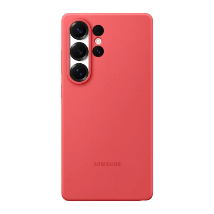 Funda Samsung Silicone Case para Galaxy S25 Ultra Red