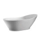 Bañera Simple Autoportante 170X75X73 De Acrilico Blanco Mate