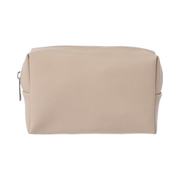 Necessaire rectangular beige