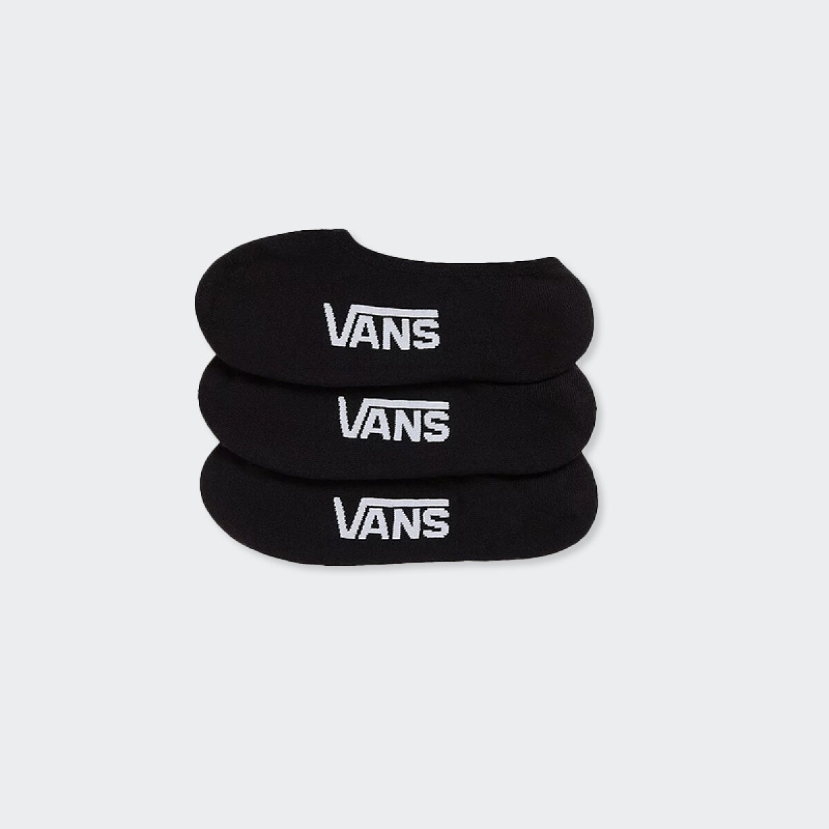 Medias Vans Classic No Show 3 Pares - Negro 