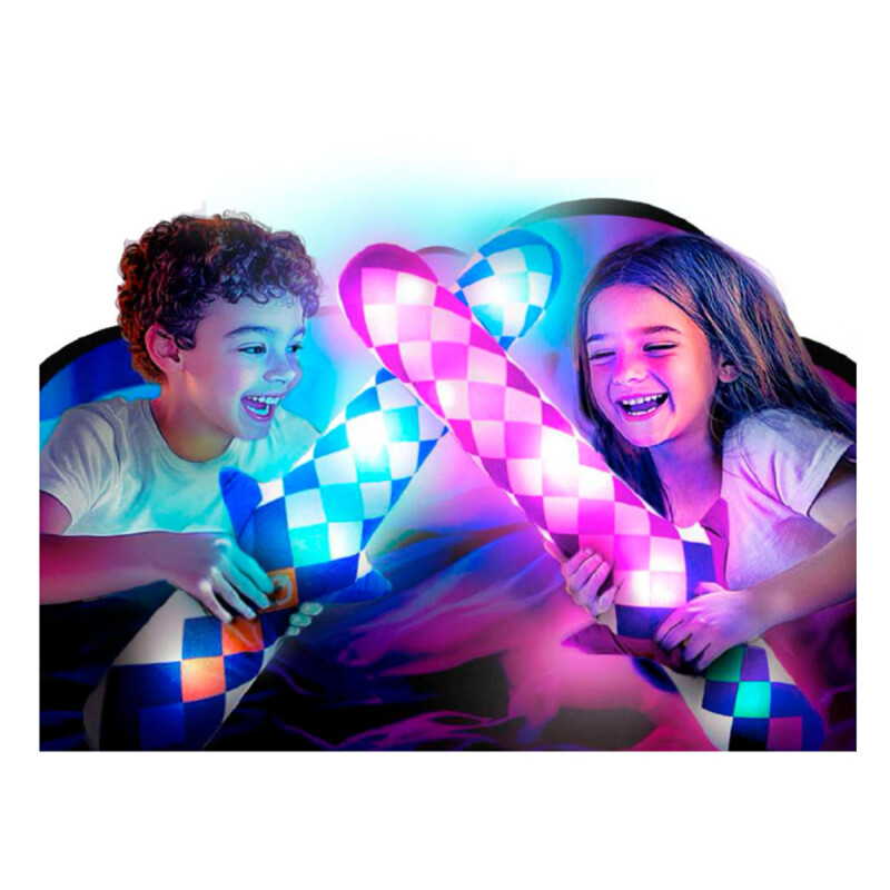 Espada Blanda Plus con Luz y Sonido Fluffy Fighterz Verde