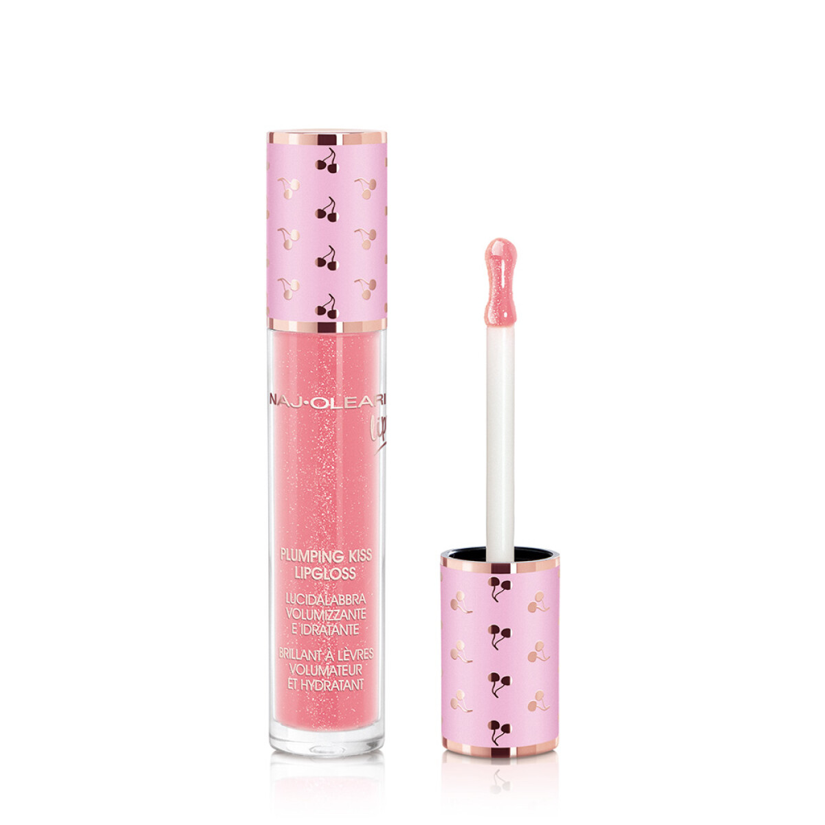 Naj Oleari Plumping Kiss Lip Gloss Candy Pink 