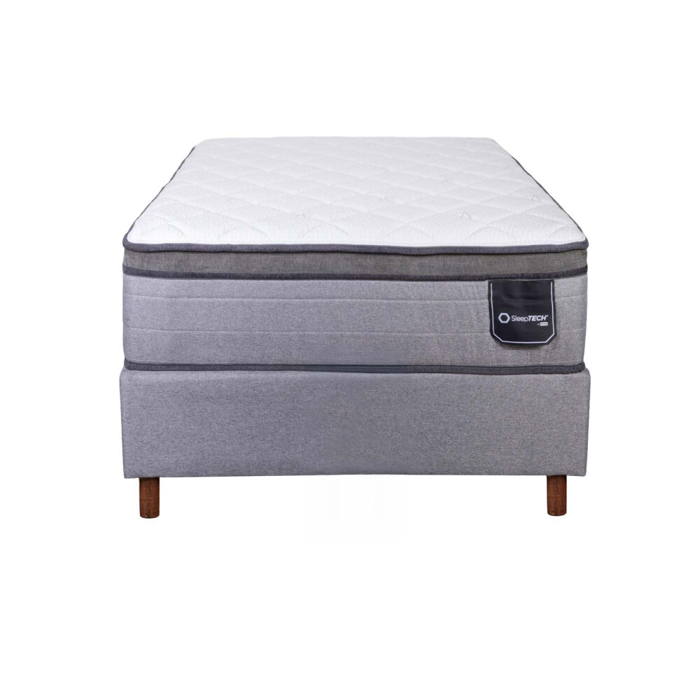 SOMMIER DE RESORTES VELVET B 1.5 PLAZAS