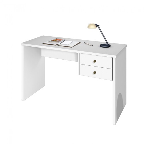 Escritorio Intelectual - 2 Cajones Blanco