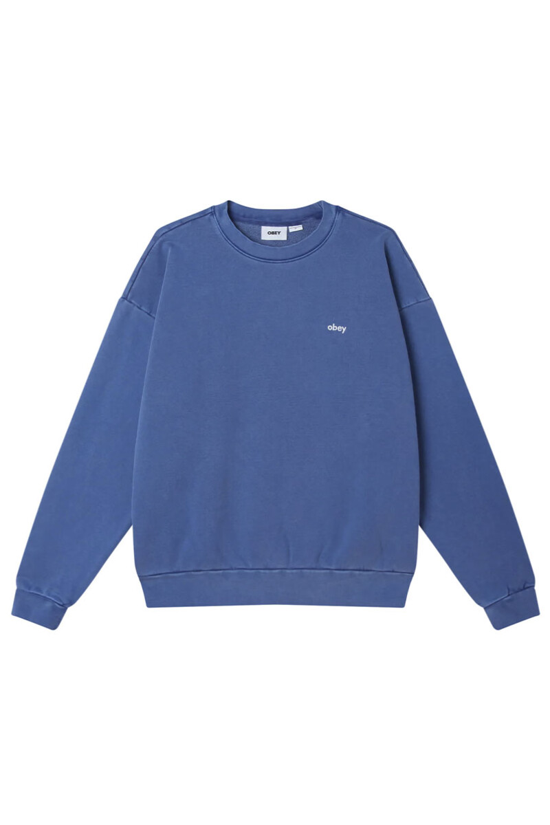 LOWERCASE PIGMENT CREW Azul