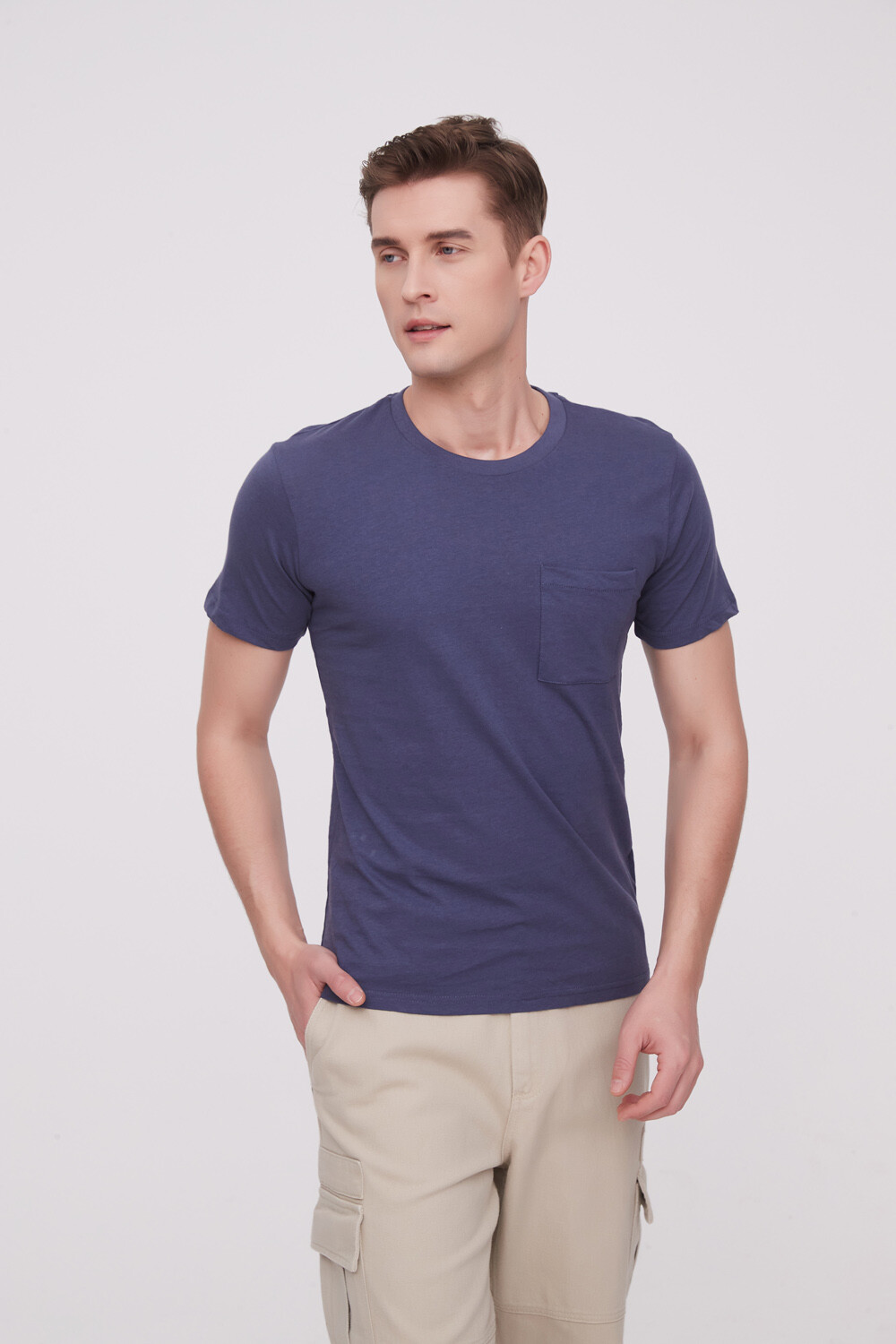 Remera Acke Azul Piedra