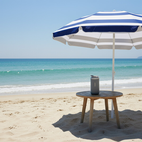 Vaso Termico Acero Inoxidable Hermetico Tapa Aislante 350ml Color Gris