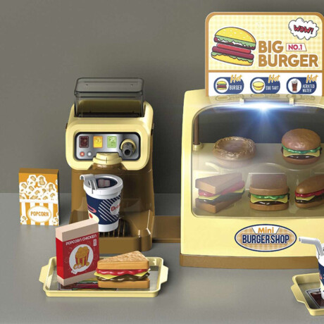 Kit Restaurante Comida Rápida Música y Luz