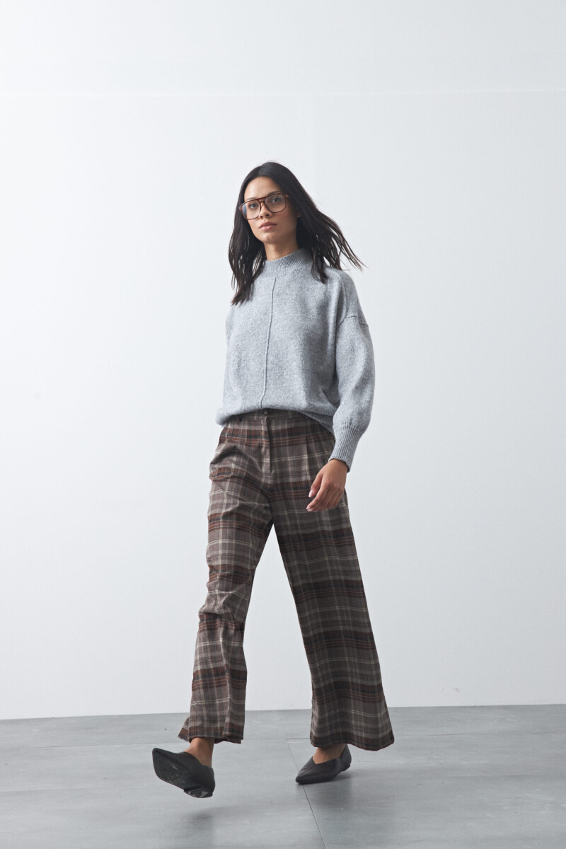 POLERA ISLAND Gris Melange