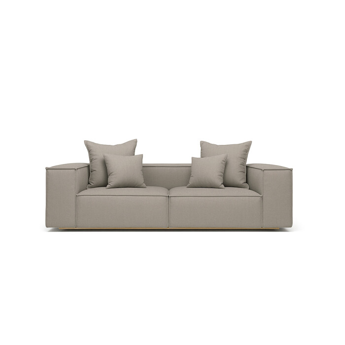 Sillón Luciana 3 Cuerpos Gris