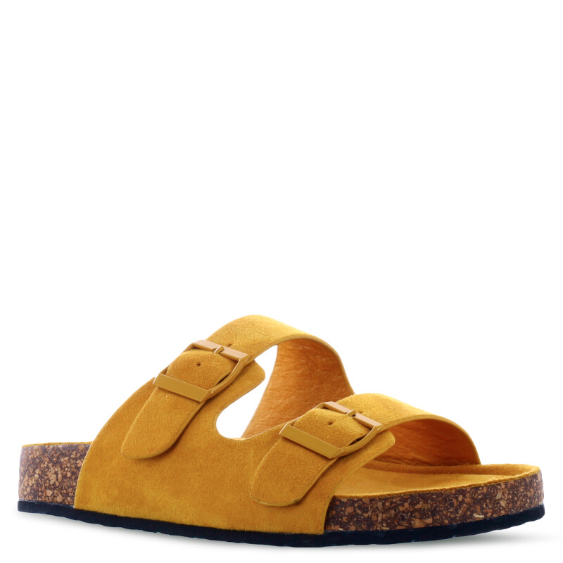 Sandalia de Mujer Miss Carol SUEID con hebillas Amarillo