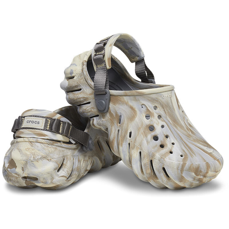 Echo Clog Marbled Gris