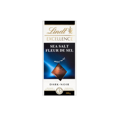 CHOCOLATE LINDT SEA SALT DARK 100G Chocolate Lindt Sea Salt Dark