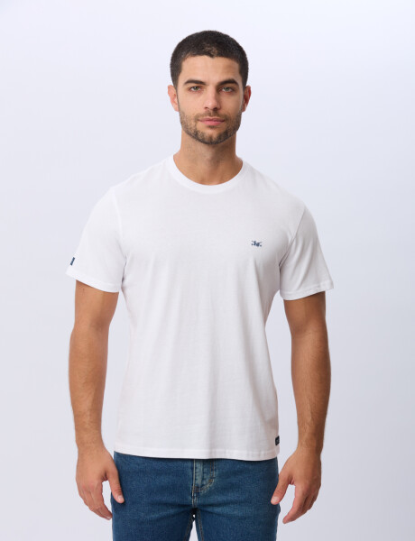 REMERA BÁSICA DE ALGODÓN Blanco