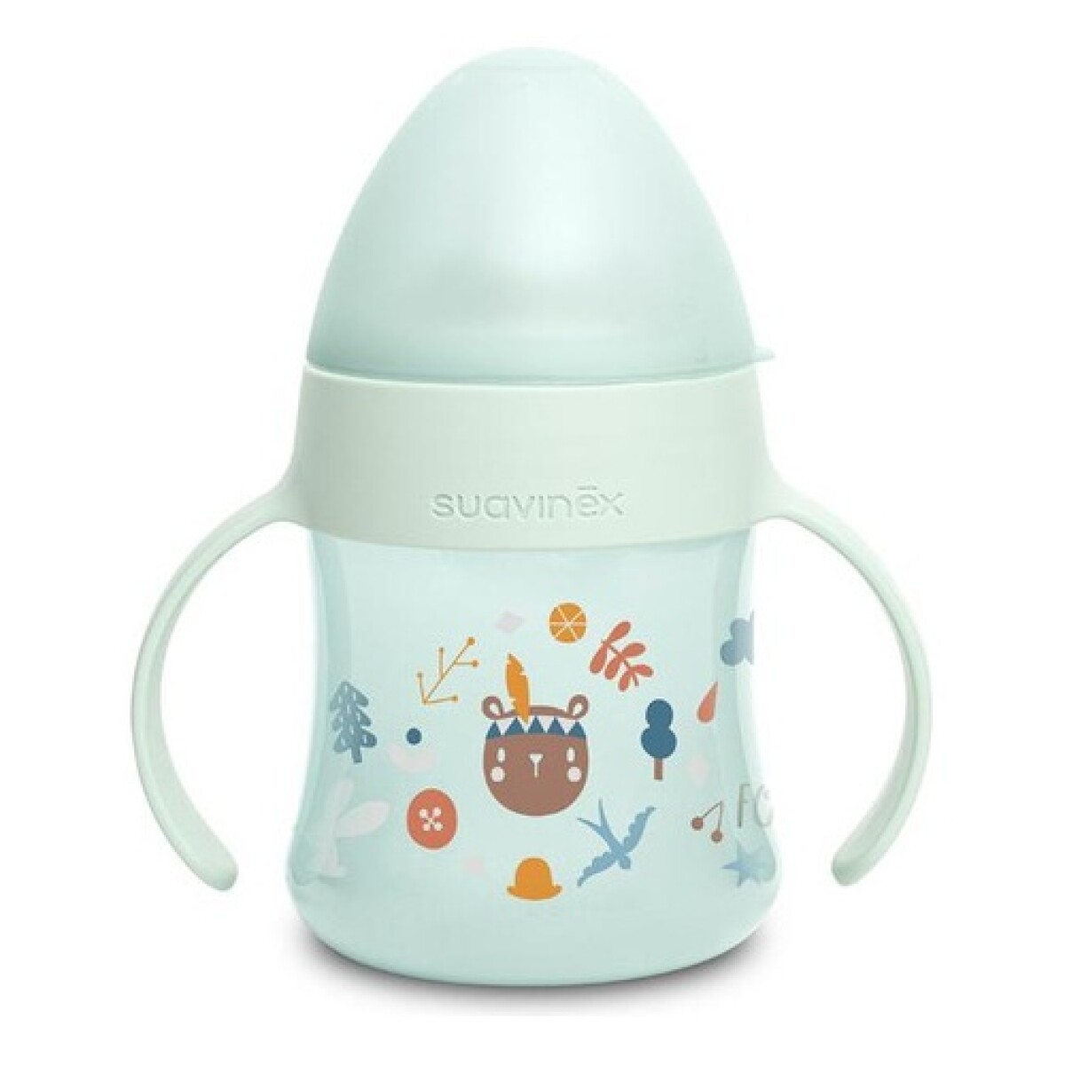 Vaso First Suavinex bebé Forest 150 ml +4m - Azul marino 