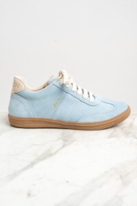 Zapatilla Gamuza Celeste