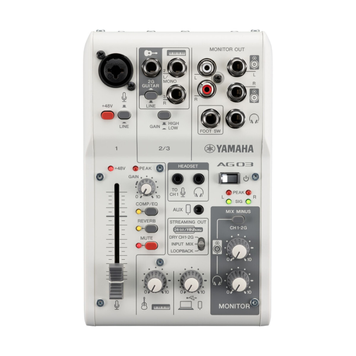 Interfaz Mixer Yamaha AG03MKII 