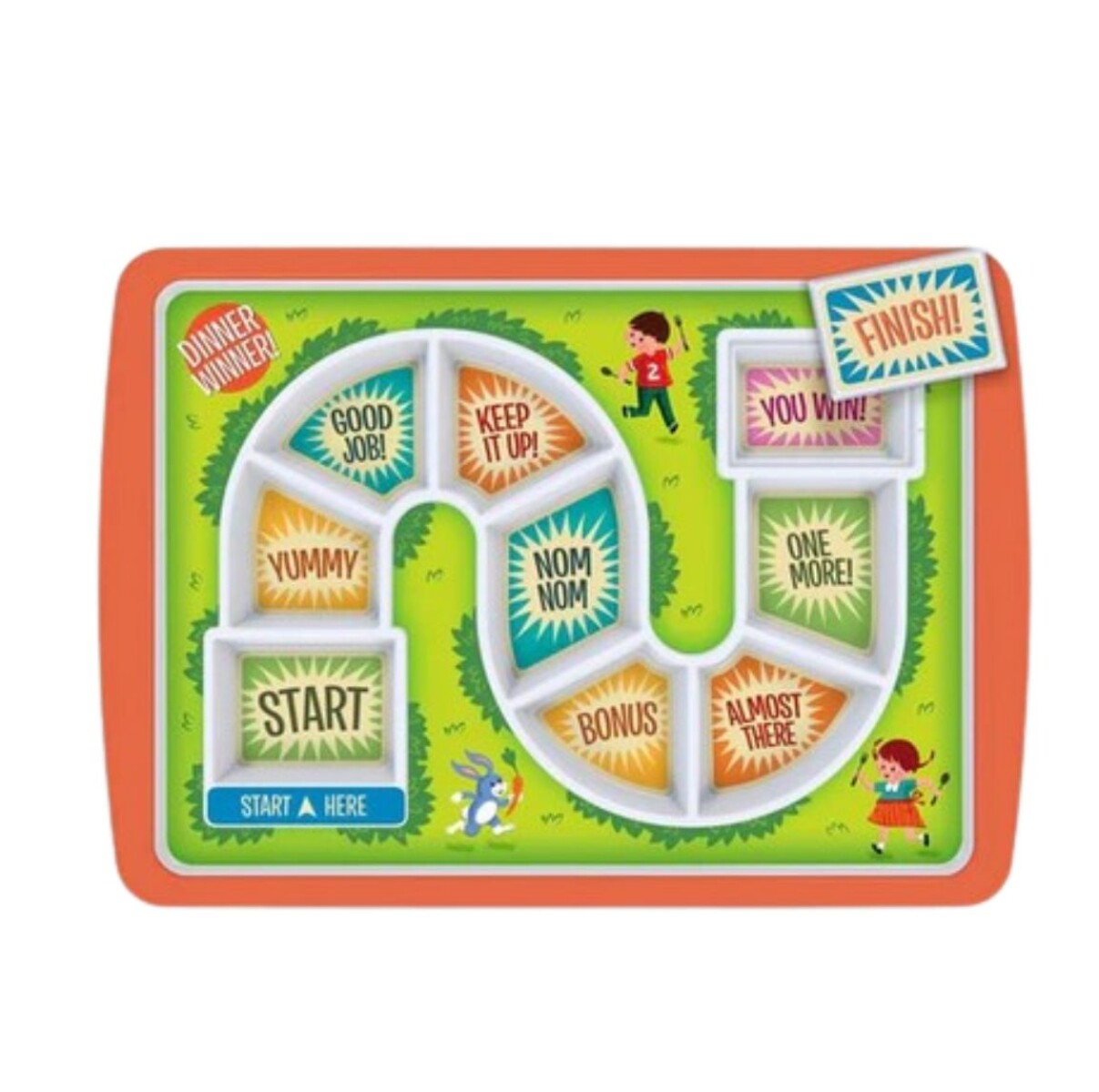 FF51 - Plato Para Niños Con Juego De Laberinto Fred&friends - Classic 