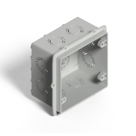 CAJA DE LLAVE 10X10 DE EMBUTIR GRIS GENROD CAJA DE LLAVE 10X10 DE EMBUTIR GRIS GENROD