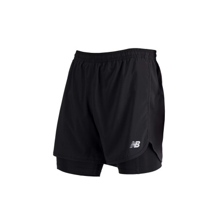 Short New Balance ACCELERATE PACER 5 INCH 2-IN-1 BLACK