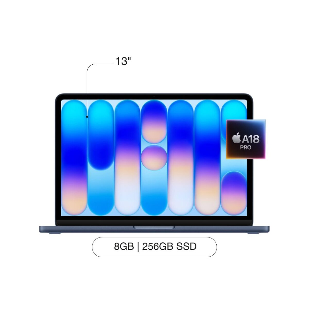 APPLE Macbook Neo 13' 256GB SSD / 8GB RAM A18 Pro Chip - Indigo 