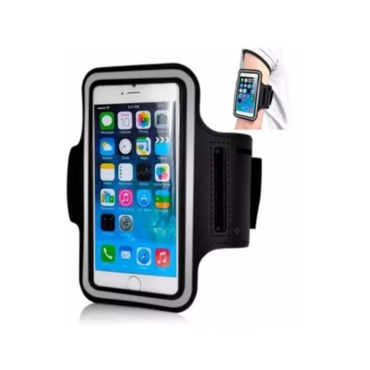 Estuche porta celular para brazo impermeable running - Estuche Porta Celular Para Brazo Impermeable Running 