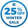 25% OFF Winter Sale