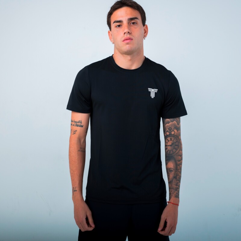 T-SHIRT RUNNING TIFFOSI Negro
