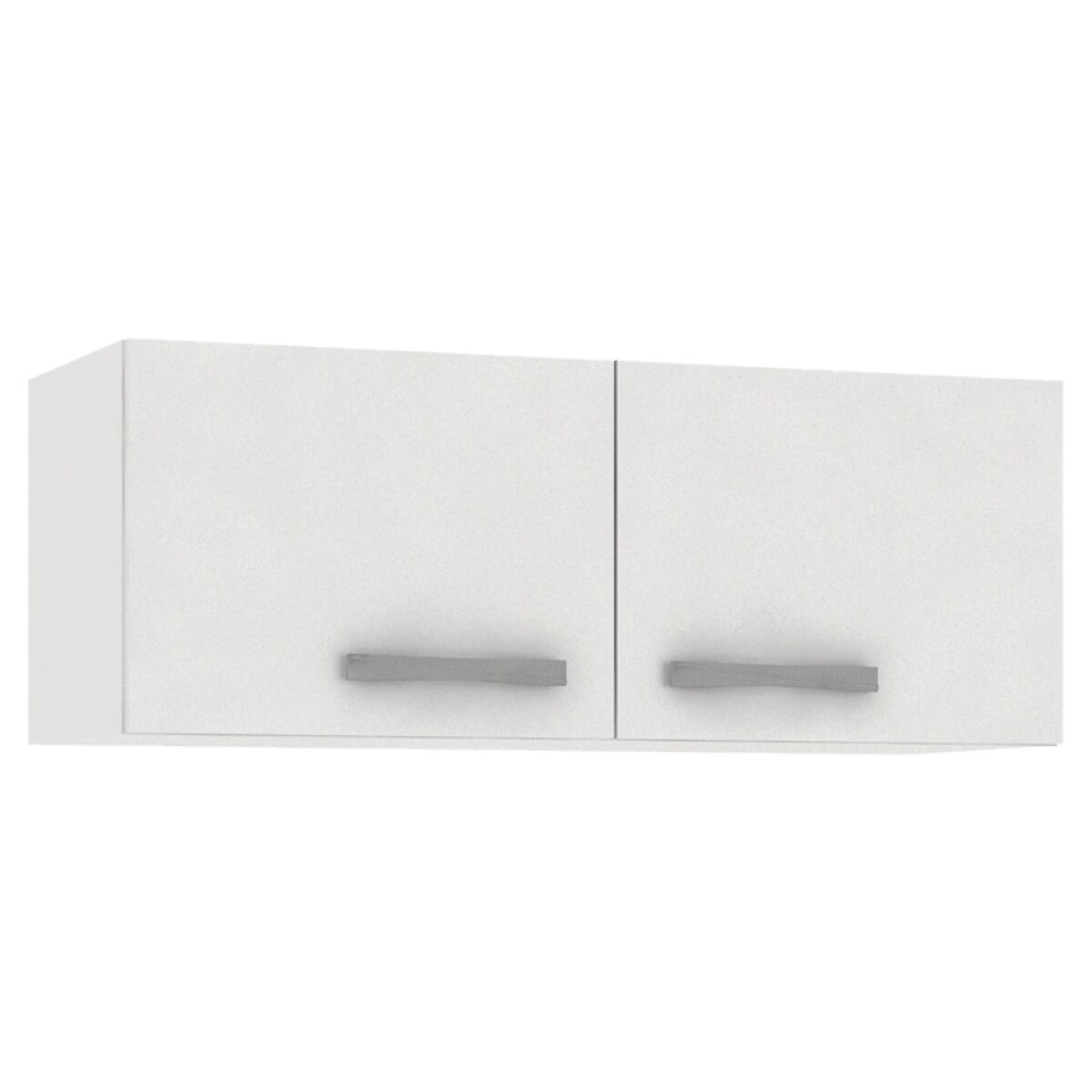 Mueble Aereo de 2 puertas s/estante interior natural 80x29x30cm - Blanco 