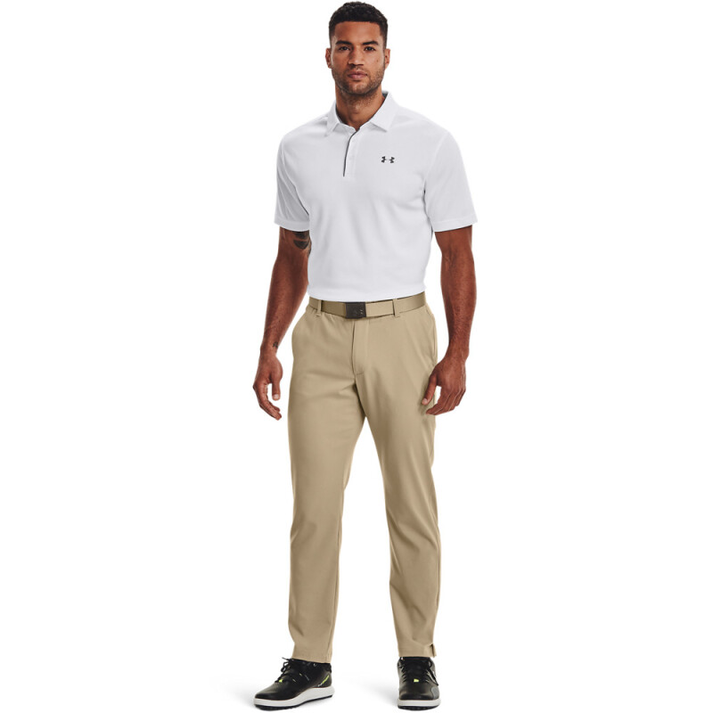 Tech Polo-RED WHT-100
